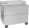 Beverage-Air - 49" Stainless Steel Forced Air Single Access Milk Cooler - SMF49HC-1-S