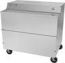 Beverage-Air - 49" Stainless Steel Forced Air Single Access Milk Cooler - SMF49HC-1-S
