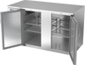 Beverage-Air - 58" Stainless Steel Back Bar w/ 2 Solid Swing Doors - BB58HC-S