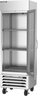 Beverage-Air - 27" Horizon Stainless Steel Reach-In Shallow Depth Refrigerator w/ 1 Glass Swing Door - HBR19HC-1-G