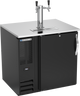 Beverage-Air - 36" Black Double Tap Kegerator - DD36HC-B