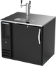 Beverage-Air - 36" Black Double Tap Kegerator - DD36HC-B