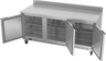 Beverage-Air - 72" Mobile Worktop Refrigerator w/ 3 Solid Swing Doors - WTR72AHC