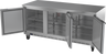 Beverage-Air - 72" Mobile Worktop Refrigerator w/ 3 Solid Swing Doors - WTR72AHC-FLT