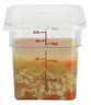 Cambro - 4QT Clear CamWear Square Container - 4SFSCW135