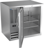 Beverage-Air - 36" Stainless Steel Food Rated Back Bar w/ 1 Solid Swing Door - BB36HC-F-S