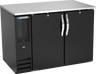 Beverage-Air - 48" Black Food Rated Back Bar w/ 2 Solid Swing Doors - BB48HC-F-B
