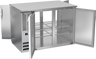 Beverage-Air - 48" Stainless Steel Food Rated Pass-Thru Back Bar Refrigerator w/ 4 Solid Swing Doors - BB48HC-F-PT-S