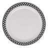G.E.T - Diamond Chexers 10.5" Wide Rim Plate (12 Per Case) - WP-10-X