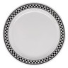 G.E.T - Diamond Chexers 12" Wide Rim Plate (12 Per Case) - WP-12-X