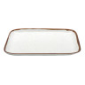 G.E.T - Rustic Mill 12" x 7.5" Irregular Rectangular Platter (12 Per Case) - CS-117-RM
