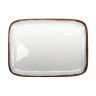 G.E.T - Rustic Mill 12" x 7.5" Irregular Rectangular Platter (12 Per Case) - CS-117-RM