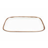 G.E.T - Rustic Mill 14" x 11.5" Irregular Rectangular Platter (6 Per Case) - CS-1412-RM