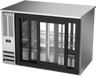 Beverage-Air - 48" Stainless Steel Pass-Thru Back Bar Refrigerator w/ 4 Sliding Glass Doors - BB48HC-GS-PT-S