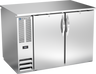 Beverage-Air - 48" Stainless Steel Pass-Thru Back Bar Refrigerator w/ 4 Solid Swing Doors - BB48HC-PT-S