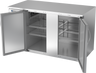 Beverage-Air - 58" Stainless Steel Food Rated Back Bar Refrigerator w/ 2 Solid Swing Doors - BB58HC-F-S