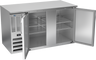 Beverage-Air - 58" Stainless Steel Food Rated Back Bar Refrigerator w/ 2 Solid Swing Doors - BB58HC-F-S