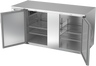 Beverage-Air - 68" Stainless Steel Food Rated Back Bar Refrigerator w/ 2 Solid Swing Doors - BB68HC-F-S