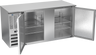 Beverage-Air - 68" Stainless Steel Back Bar Refrigerator w/ 2 Solid Swing Doors - BB68HC-S