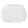 G.E.T - Urban Mill 4" Small Square Bread Plate (48 Per Case) - SCS-4-UM
