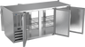 Beverage-Air - 72" Stainless Steel Pass-Thru Back Bar Refrigerator w/ 6 Solid Swing Doors - BB72HC-PT-S