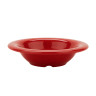 G.E.T - Red Sensation 8 oz Red Rim Bowl (48 Per Case) - B-86-RSP