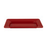 G.E.T - Red Sensation 15" x 8" Red Rectangular Plate (12 Per Case) - ML-10-RSP
