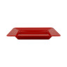 G.E.T - Red Sensation 12" x 10" Red Rectangular Plate (12 Per Case) - ML-11-RSP