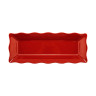 G.E.T - Red Sensation 17.5" x 6.75" Red Rectangular Tray (6 Per Case) - ML-87-RSP