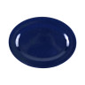 G.E.T - Texas Blue 16.25" x 12" Oval Platter (12 Per Case) - M-4010-TB