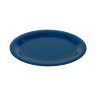G.E.T - Texas Blue 12" x 9" x 0.9" Oval Platter (12 Per Case) - OP-120-TB