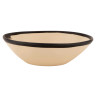 G.E.T - Pottery Market Matte 16 oz Manila Salad Bowl (12 Per Case) - B-180-MA