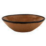 G.E.T - Pottery Market Matte 16 oz Speckled Taupe Salad Bowl (12 Per Case) - B-180-TP