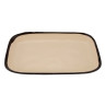 G.E.T - Pottery Market Matte 12" x 7.5" Manila Rectangular Dinner Plate (12 Per Case) - CS-1170-MA