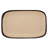 G.E.T - Pottery Market Matte 12" x 7.5" Manila Rectangular Dinner Plate (12 Per Case) - CS-1170-MA