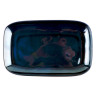 G.E.T - Cosmo 12" x 7.5" Blue Irregular Rectangular Platter (12 Per Case) - CS-117-CSB