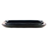 G.E.T - Cosmo 12" x 7.5" Blue Irregular Rectangular Platter (12 Per Case) - CS-117-CSB