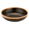 G.E.T - Pottery Market Glazed 14 oz Brown Salad Bowl (12 Per Case) - B-300-BR