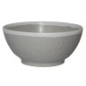 G.E.T - Pottery Market Glazed 20 oz Dove Gray Round Entree Bowl (12 Per Case) - B-302-CRM