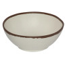 G.E.T - Pottery Market Glazed 48 oz Cream Large Entree Bowl (12 Per Case) - B-305-CRM