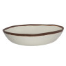 G.E.T - Pottery Market Glazed 48 oz Cream Large Salad Bowl (12 Per Case) - B-310-CRM