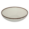 G.E.T - Pottery Market Glazed 5.5 Qt Cream Large Display Bowl (3 Per Case) - B-330-CRM