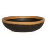 G.E.T - Pottery Market Glazed 4.5 oz Brown Small Monkey Bowl (48 Per Case) - B-55-BR