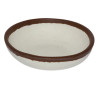 G.E.T - Pottery Market Glazed 4.5 oz Cream Small Monkey Bowl (48 Per Case) - B-55-CRM
