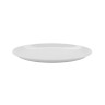 G.E.T - Settlement 10" x 7.75" American White Oval Coupe Platter (12 Per Case) - OP-1080-AW