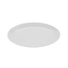 G.E.T - Settlement 10" x 7.75" American White Oval Coupe Platter (12 Per Case) - OP-1080-AW