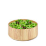 Natural Living - 11" Wood Salad Bowl