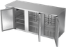 Beverage-Air - 78" Stainless Steel Back Bar w/ 3 Solid Swing Doors - BB78HC-S