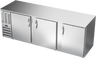 Beverage-Air - 94" Stainless Steel Back Bar w/ 3 Solid Swing Doors - BB94HC-S