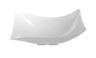 G.E.T - San Michele 60.8 oz White Flare Bowl (3 Per Case) - ML-219-W